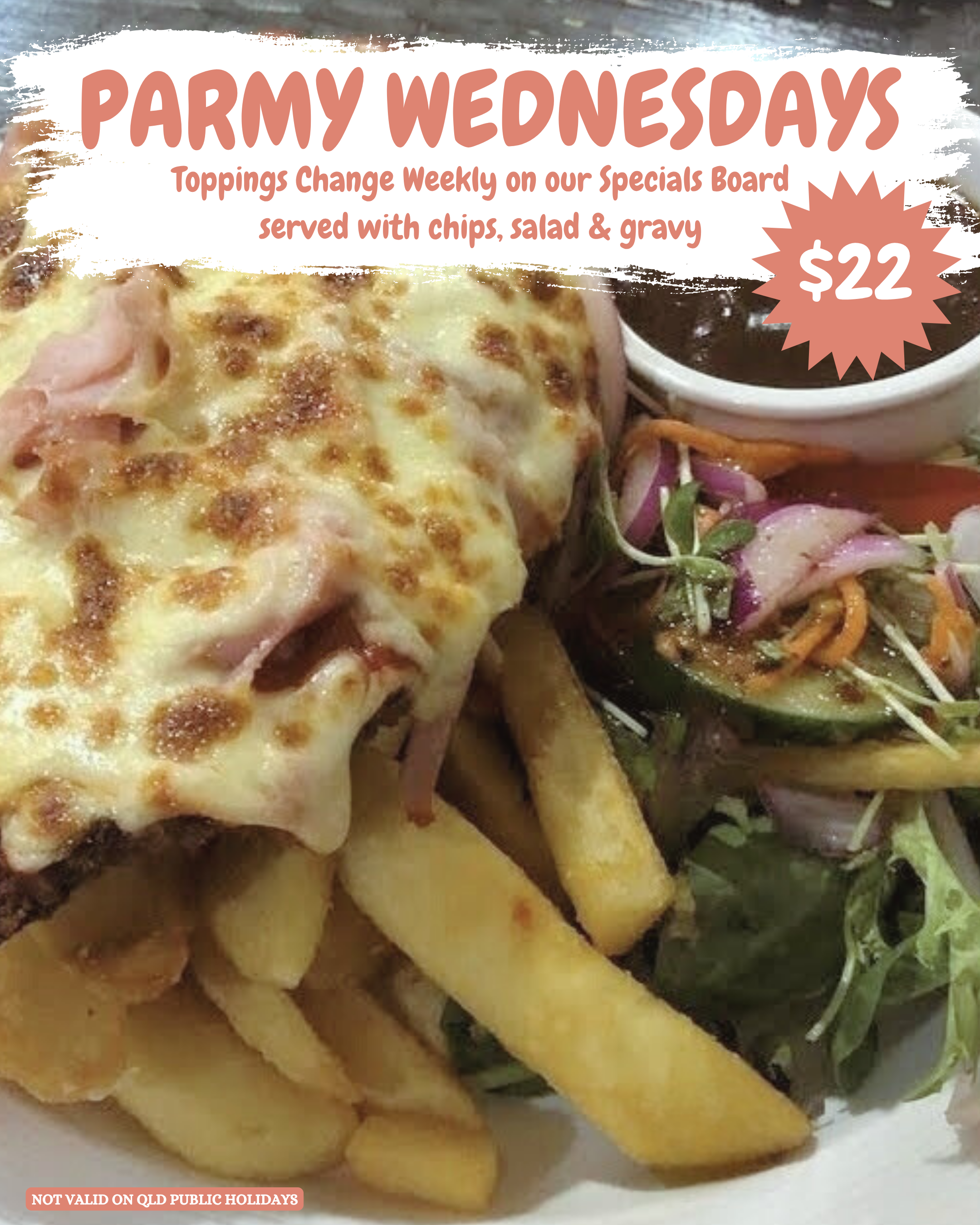 Parmy Wednesdays Instagram Post